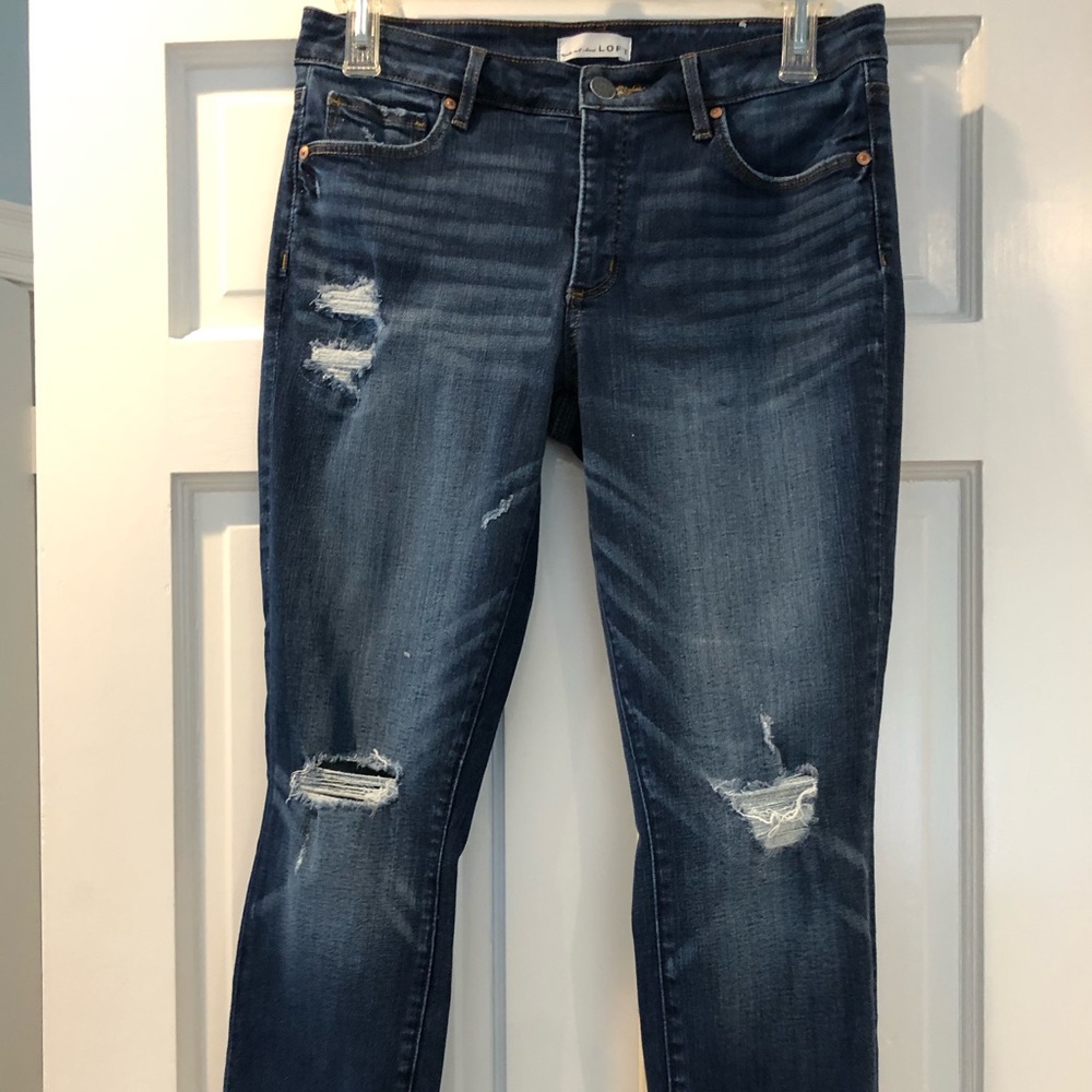 LOFT curvy skinny jeans